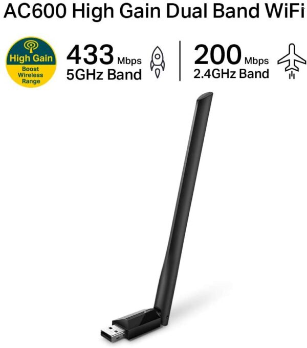 Adaptador Wifi USB TP-Link Doble Banda 5G y 2.4 GHz - Imagen 3