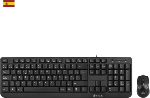 Teclado y ratón Estándar Nuevo QWERTY - Imagen 2