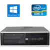 Ordenadores sobremesa completos | HP 8300 SFF Intel Core I5 8 RAM SSD 240 + 500 HDD + Pantalla 23 Teclado y Ratón + Windows 10 PRO (Reacondicionado)