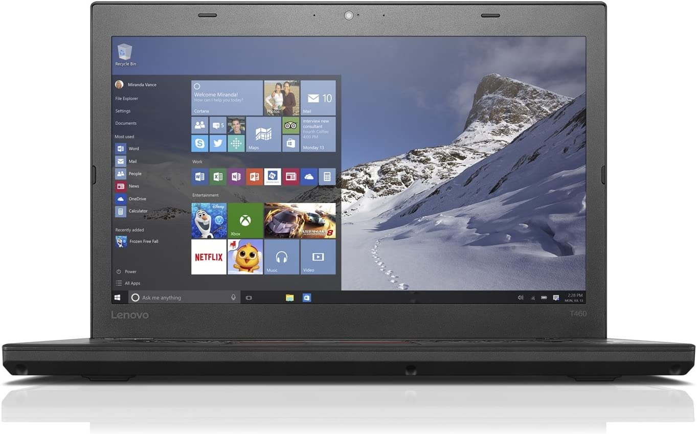 Portátil Lenovo ThinkPad T470 I5 6200U 8 Ram 256 SSD 14” Windows 10 Pro
