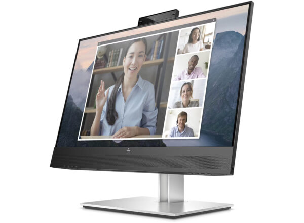 Monitor HP E24mv G4 24" Full HD Negro, Plata - Imagen 2
