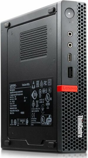 Lenovo ThinkCentre M920q Tiny Mini PC Ordenador de sobremesa, Intel i5-8400T, memoria RAM 16 GB, Disco SSD 512 GB Win 11 Pro (Reacondicionado)