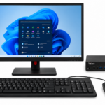 Lenovo M920q Tiny, Intel i5-8400T, memoria RAM 16 GB, Disco SSD 256 GB, Windows 11 Pro +Monitor 24″ Teclado y Ratón